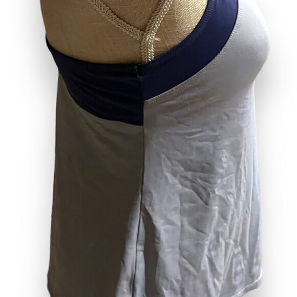 Lija | EUC Women’s Performance Exercise Tank in contrasting blues size Small - Picture 3 of 5
